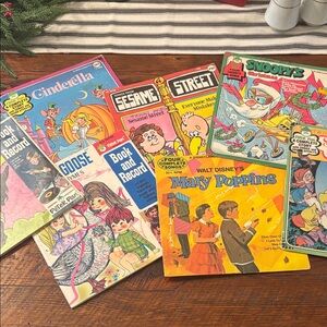 Vintage Children's Book and Record Set